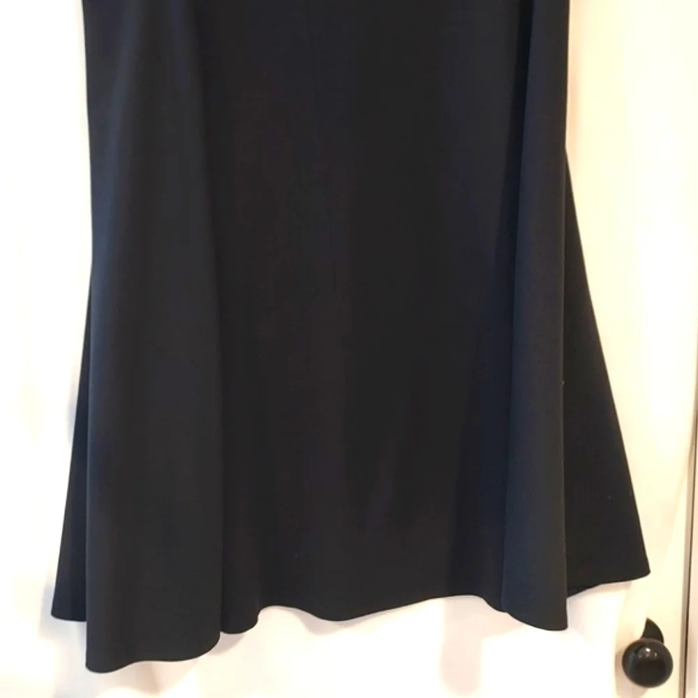 LANE BRYANT Modest Pullover Black A-LINE MIDI skirt sz 26 28
